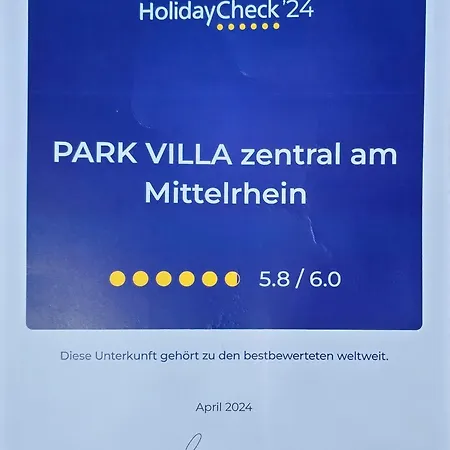 Aparthotel Park Zentral Am Mittelrhein Zimmer&apartments Self Check In Boppard